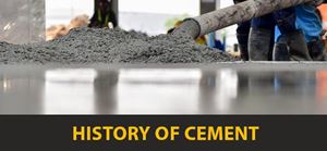 HISTORY OF CEMENT