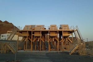 4 CRIBLES INCLINÉS ULTRA RÉSISTANT MS2060/4 INSTALLÉS À OMAN