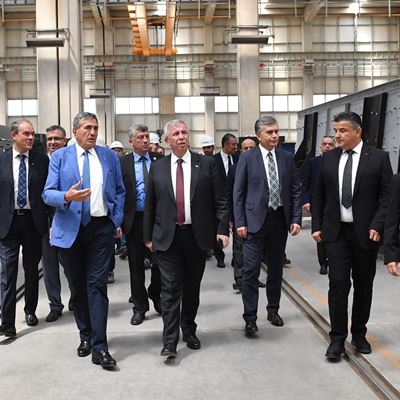 Ankara Belediye Başkanı Mansur Yavaş'ın Meka Fabrika Ziyareti