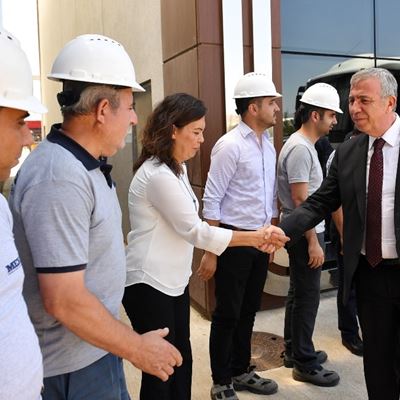 Ankara Belediye Başkanı Mansur Yavaş'ın Meka Fabrika Ziyareti