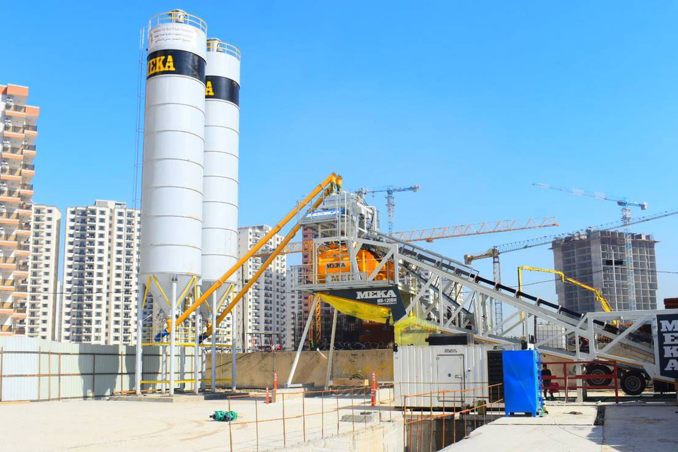 محطات خرسانة MEKA المتنقلة في بغداد