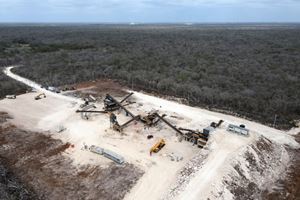 Arena fabricada para el creciente mercado de Yucatán, México