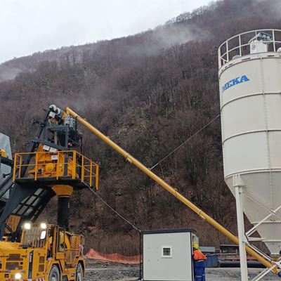 MEKA ESTABLISHED A NEW C30 CONCRETE PLANT FOR ZINC AND LEAD MINE IN NORTH MACEDONIA