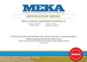 Certificate of Service