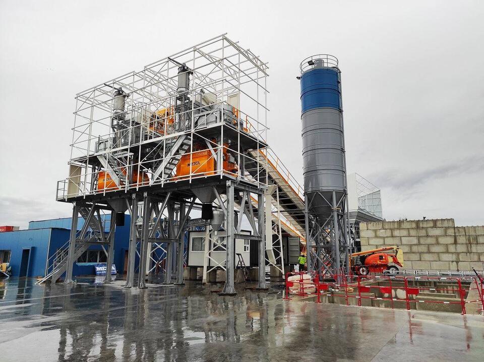 MEKA concrete batching plant in France