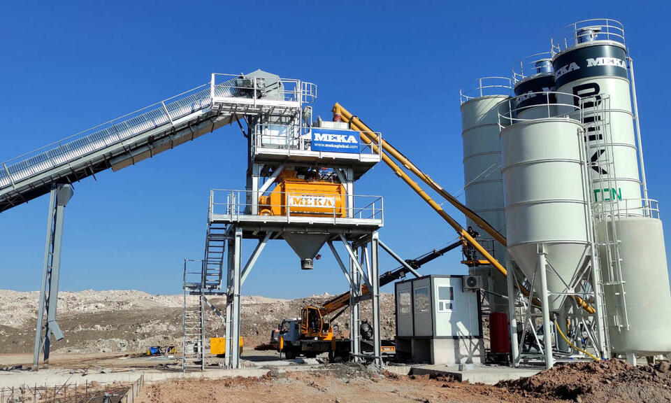 L’usine à béton fixe MEKA K145 au service du projet d’extension de la 1ère Zone Industrielle Organisée d’ASO 