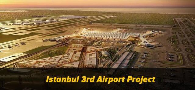 MEKA Concrete Batching Plants On New Istanbul Airport In Turkey