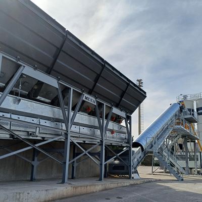 MEKA apoya la curación de las heridas de la región del terremoto con las plantas de concreto que ha instalado 