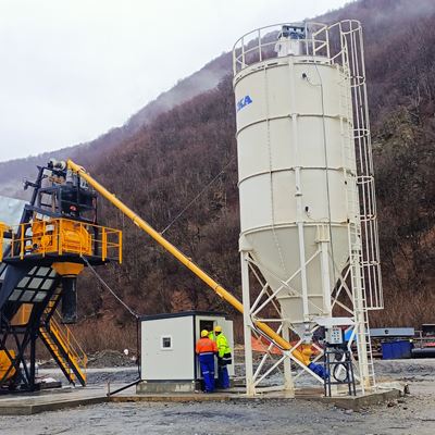 KUZEY MAKEDONYA'DA ÇİNKO ve KURŞUN İÇİN C30 BETON SANTRALİ