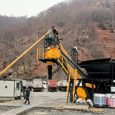 KUZEY MAKEDONYA'DA ÇİNKO ve KURŞUN İÇİN C30 BETON SANTRALİ