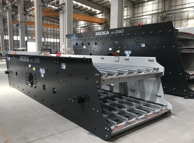 Le Crible Vibrant MEKA MS 2060 A Été Livré À HEIDELBERG CEMENT Roumanie 