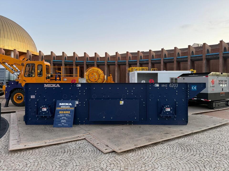 Planta de reciclaje de residuos de hormigón de MEKA para Cimpor Portugal: envío completado