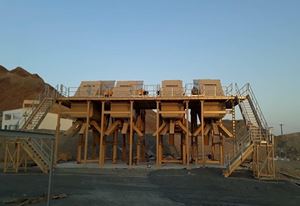 4 MEKA MS 2060/ 4 DECK HEAVY DUTY INCLINED SCREENS INSTALLED IN OMAN