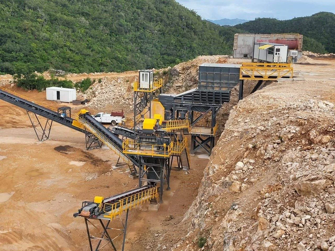 MEKA Crushing Plant in the Caribbean Island of Jamaica