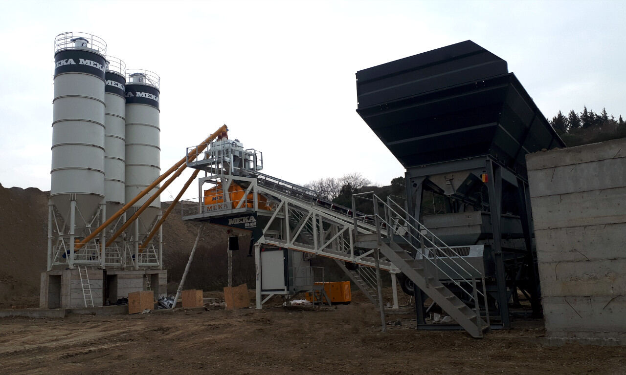 MEKA M120 Mobile Concrete Batching Plant Commissioned in Hatay