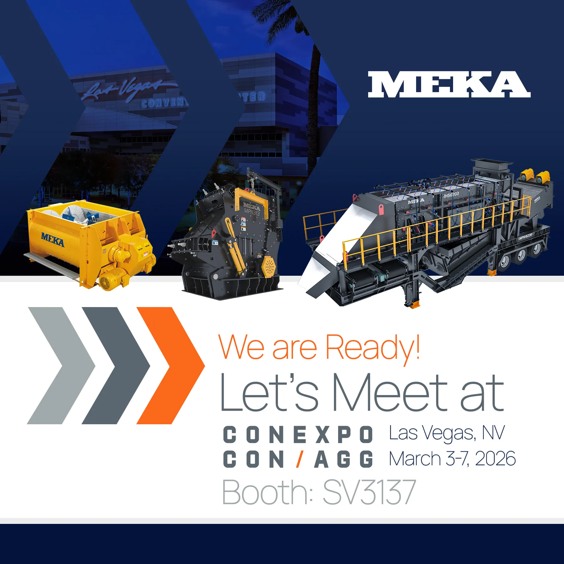 MEKA في معرض CONEXPO-CON/AGG 2026
