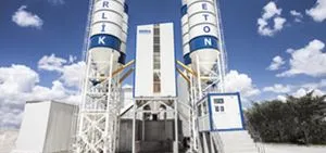 MEKA stationary concrete batching plant