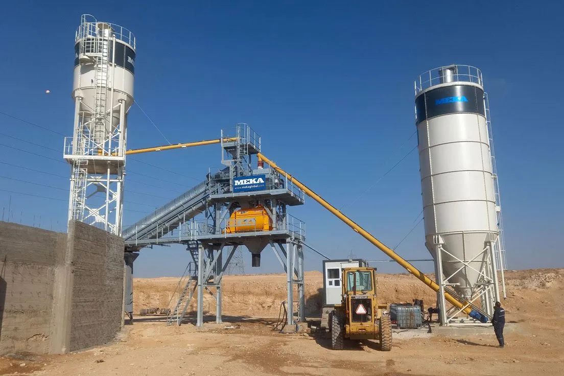 MEKA has successfully installed C100 Compact Batching Plant in Jordan