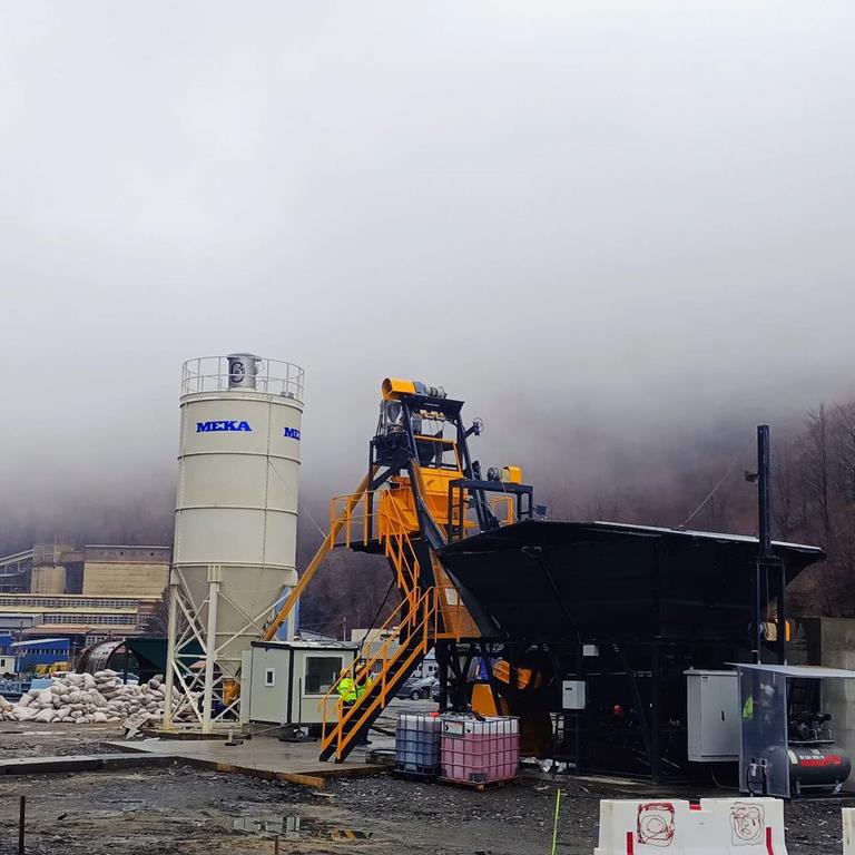 MEKA je postavila novu C30 fabriku betona za rudnik cinka i olova u Severnoj Makedoniji