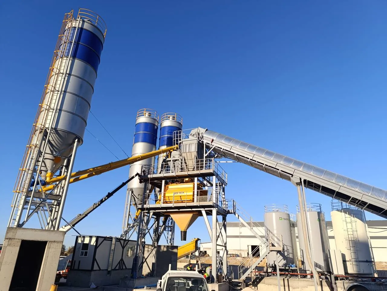 BAŞTAŞ için Akyurt'ta Yüksek Kapasiteli Beton Santrali Kuruldu