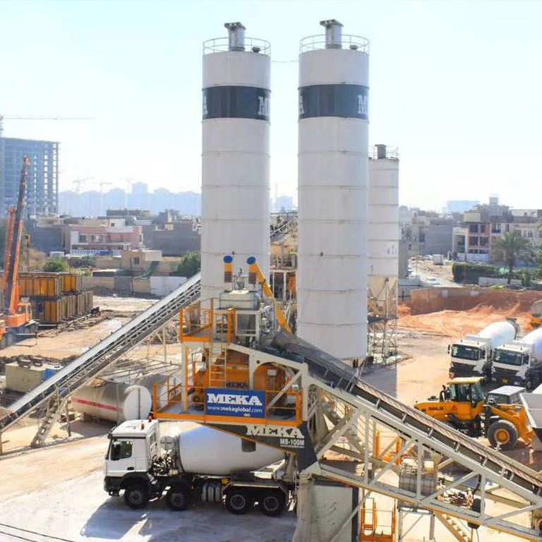 Iraq, Baghdad: Mobile Concrete Batching Plants Play a Leading Role in Modern Housing Project