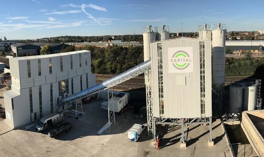 Londra / Wembley'deki Yaş Beton Santrali