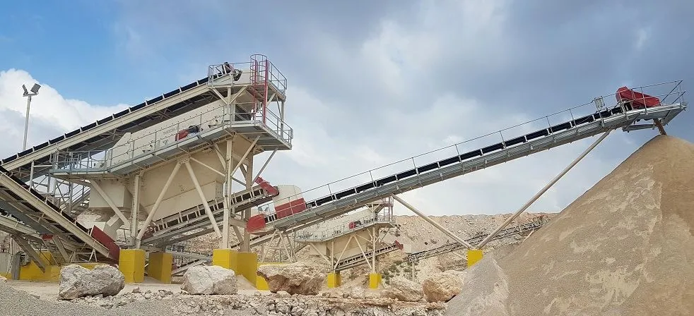 De Nouveaux Cribles Vibrants MEKA Ont Été Installés Pour Hanson Au Moyen-Orient 