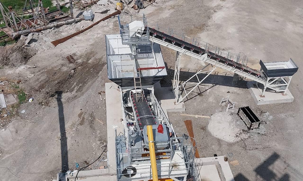 MEKA M100 Mobile Concrete Batching Plant Commissioned in Georgia