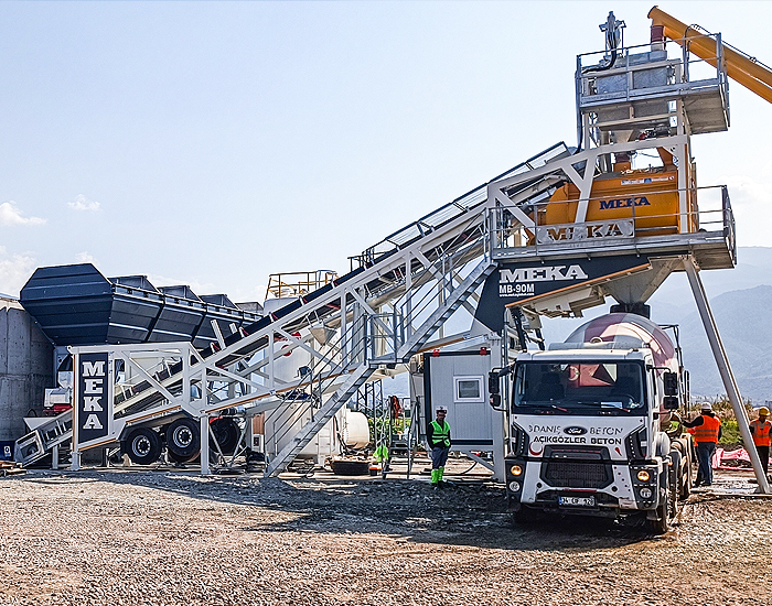 MEKA Mobile Concrete Batching Plants