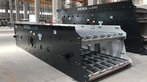 Віброгрохот MEKA MS 2060 поставлено компанії Heidelberg Cement Румунія