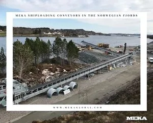 MEKA Shiploading Conveyors in the Norwegian Fjords