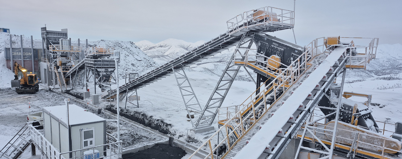 A Tailored Solution from MEKA for a Gold Mine Operation: Crushing and Screening Equipment Designed to Operate in Temperatures as Low as -40°C