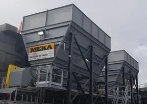 A Custom-Design MEKA Feeding Hopper Is Feeding a Unique Wash Plant in the USA