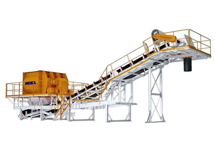 Мобільні двовальні бетонозмішувачі MEKA