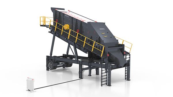 Напівмобільна установка з похилим грохотом MEKA
