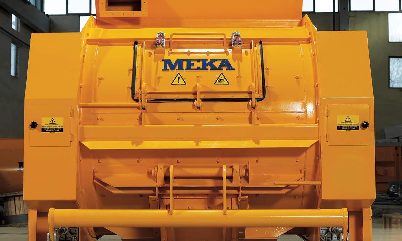Single Shaft Concrete Mixers