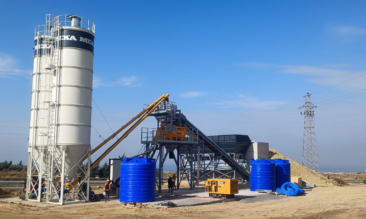 MEKA, Gaziantep’te Kompakt Tip Yeni Beton Santrali Kurulumunu Tamamladı