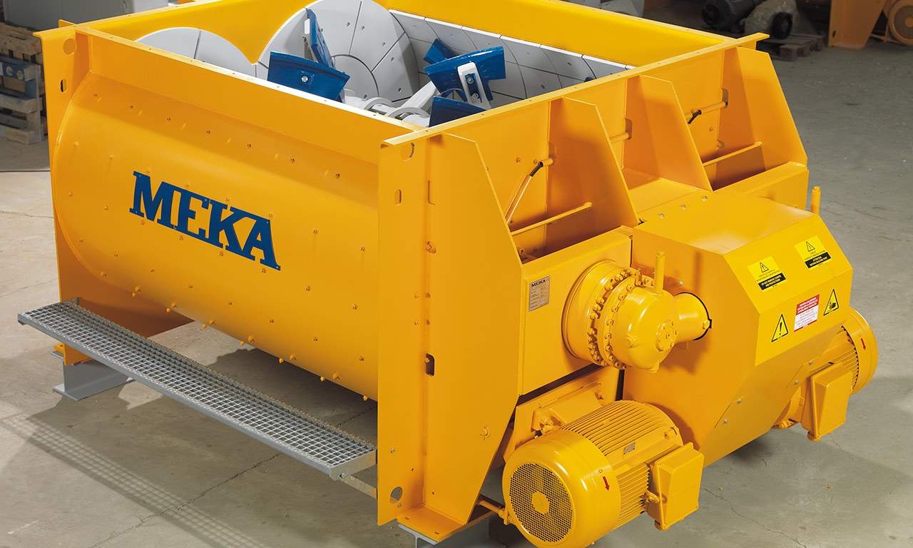 Twin Shaft Concrete Mixers
