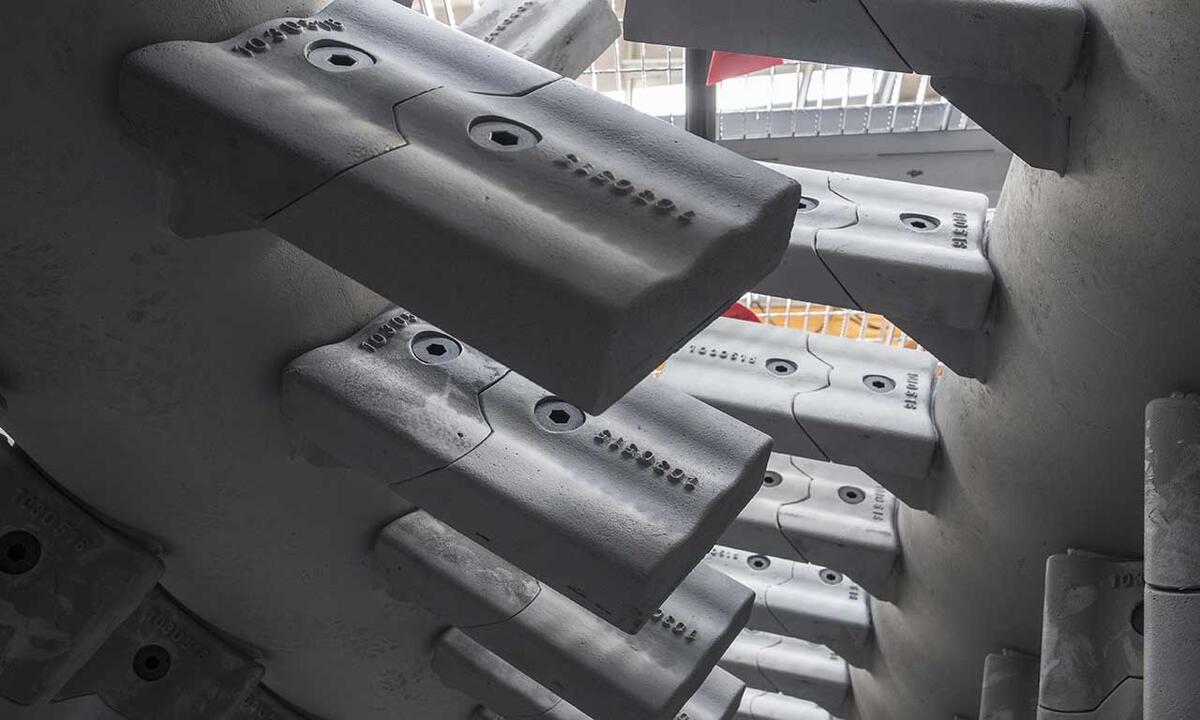 Matériau en fonte chromée résistante à l'usure – Performances durables 