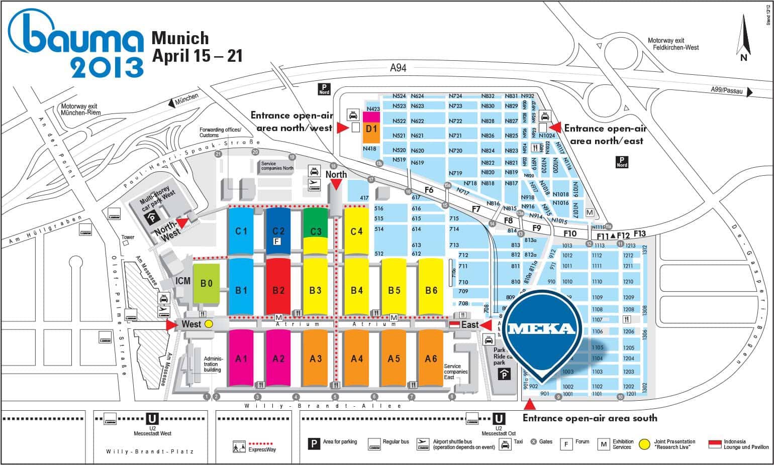 MEKA AT BAUMA 2013 | 15 - 21 APRIL, MUNICH, GERMANY